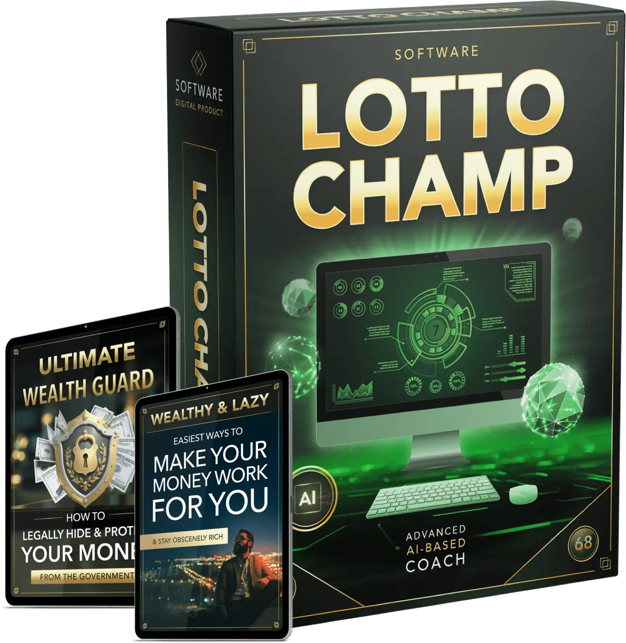 LottoChamp AI Lottery Prediction Software Bundle with Bonuses